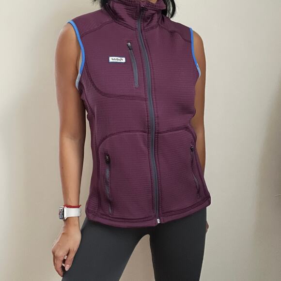 Fayettechill Outerwear LO Fleece Polartec Vest in Plum Size S - Picture 11 of 16